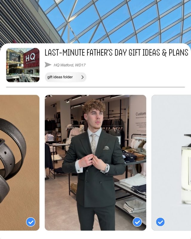 Father’s Day is coming and the best gift you can give is a thoughtful one. Let our gift guide do the work for you 🤍✨#fathersdaygifts #harlequinwatford #fathersdaygiftideas #shopping #giftideas