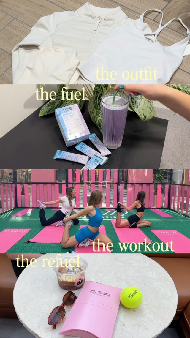 An elite morning combo 🤌🏼✨Starting the day with yoga at Club HQ, keeping your hydration in check with @hollandandbarrett, and a well-earned @joeandthejuice afterwards 😌Because the best mornings are the ones that leave you feeling energised, refreshed, and ready for the day! 💕🧘♀️#clubhq #wellness #yoga #morningmotivation #pilates